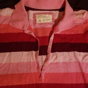 Aeropostale, short sleeve striped polo shirt